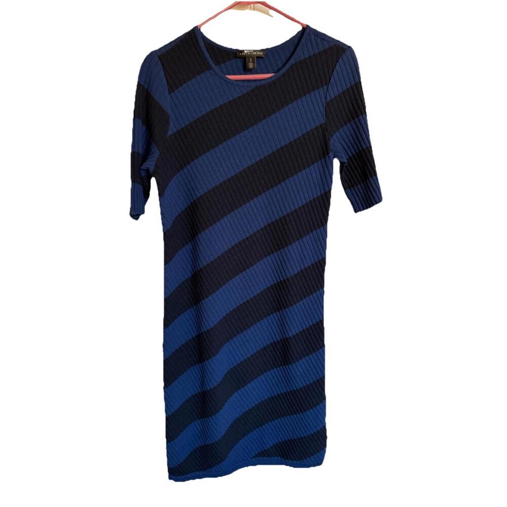A Pea In The Pod Maternity Ribbed Sheath Maternity Dress Women’s Large - Picture 2 of 9